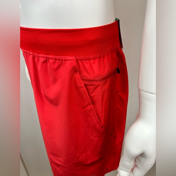 PERRY ELLIS SPORT SHORTS, RED, LARGE, WICKING STRECH FABRIC - Picture 3 of 16